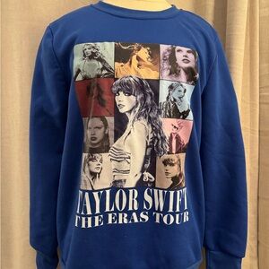 Blue Taylor Swift The Eras Tour Sweatshirt